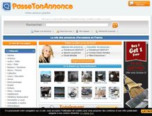 Tablet Screenshot of passetonannonce.com